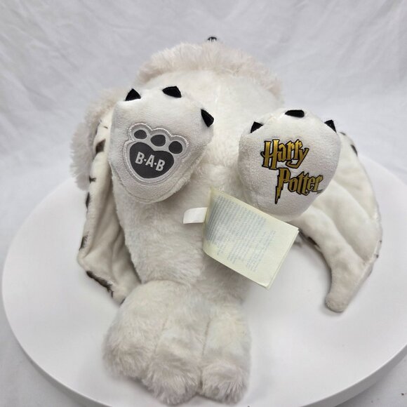 Build A Bear Hedwig Owl 13" Plush Stuffed Owl White Harry Potter Wizarding World - Picture 5 of 9